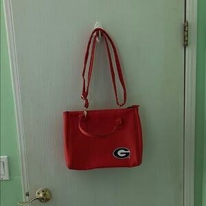 Red Women's Bag with Logo
